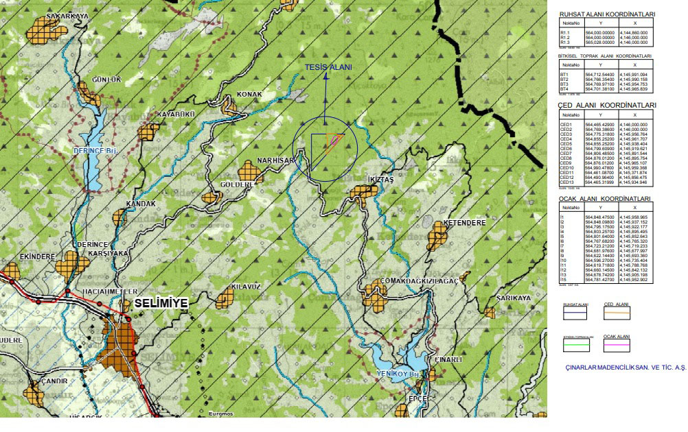Milas’ta ormanın ortasında 58 bin hektarlık alana Feldsapat maden ocağı açmak için ÇED süreci başladı