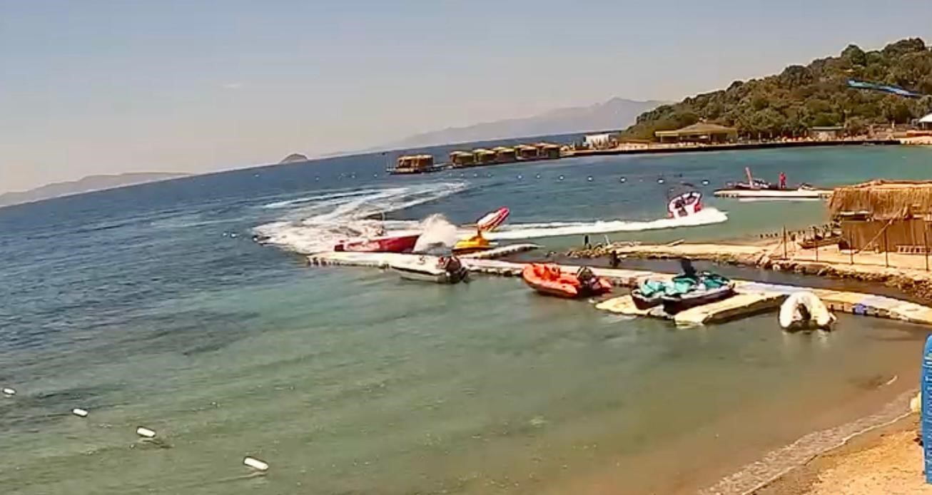 Bodrum'da su sporu kazası! Deniz yatağı, sürat teknesine çarptı: 3 yaralı