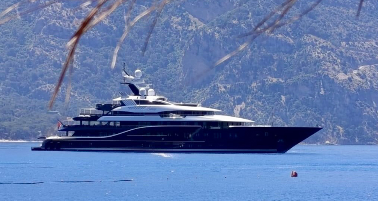 150 milyon dolarlık yüzen saray Bodrum’da
