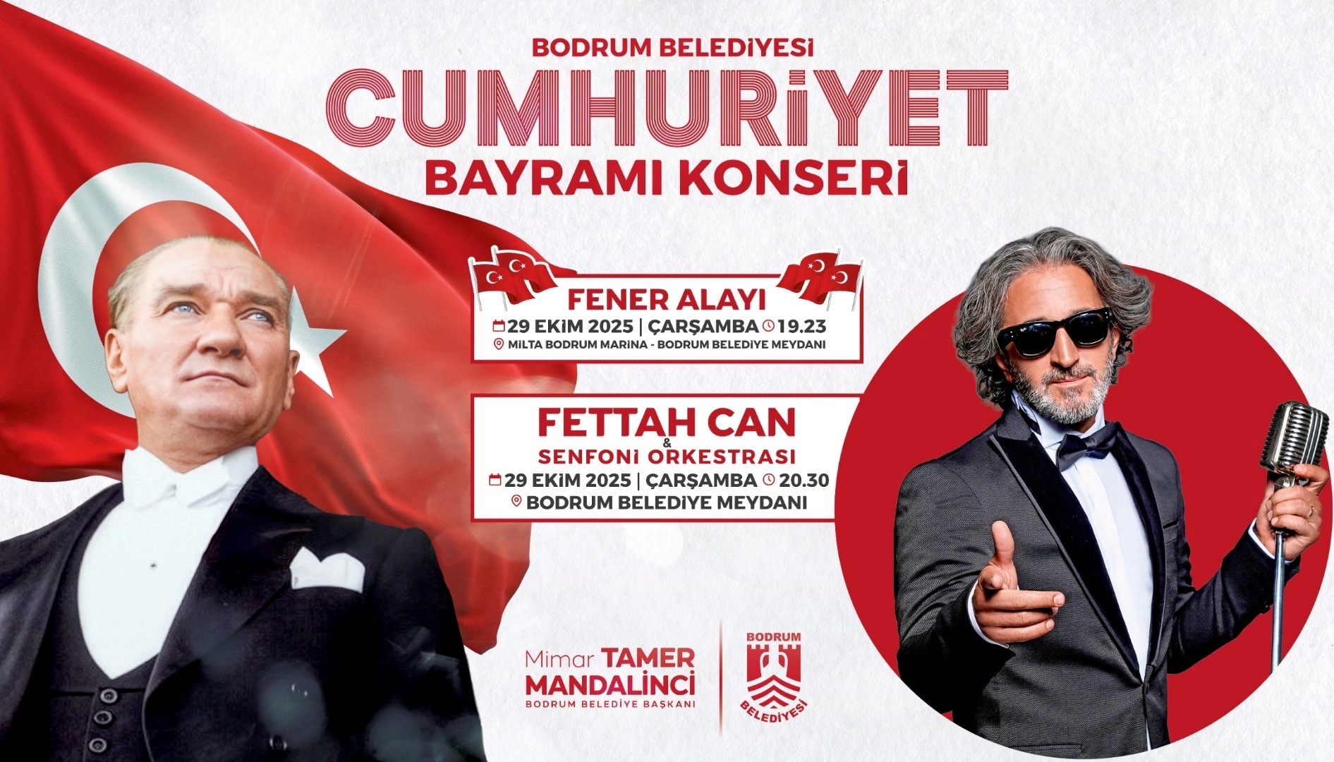 Bodrum’da Cumhuriyetin 102. Yılı Coşkuyla Kutlanacak