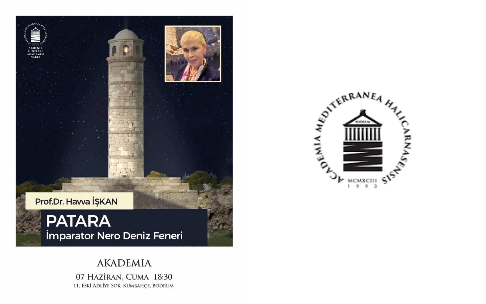 Patara Deniz Feneri, Akademia bahçesinde