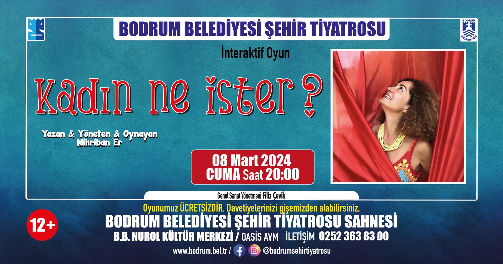 ‘Kadın ne ister?’ 8 Mart’ta Nurol Kültür Merkezi’nde 