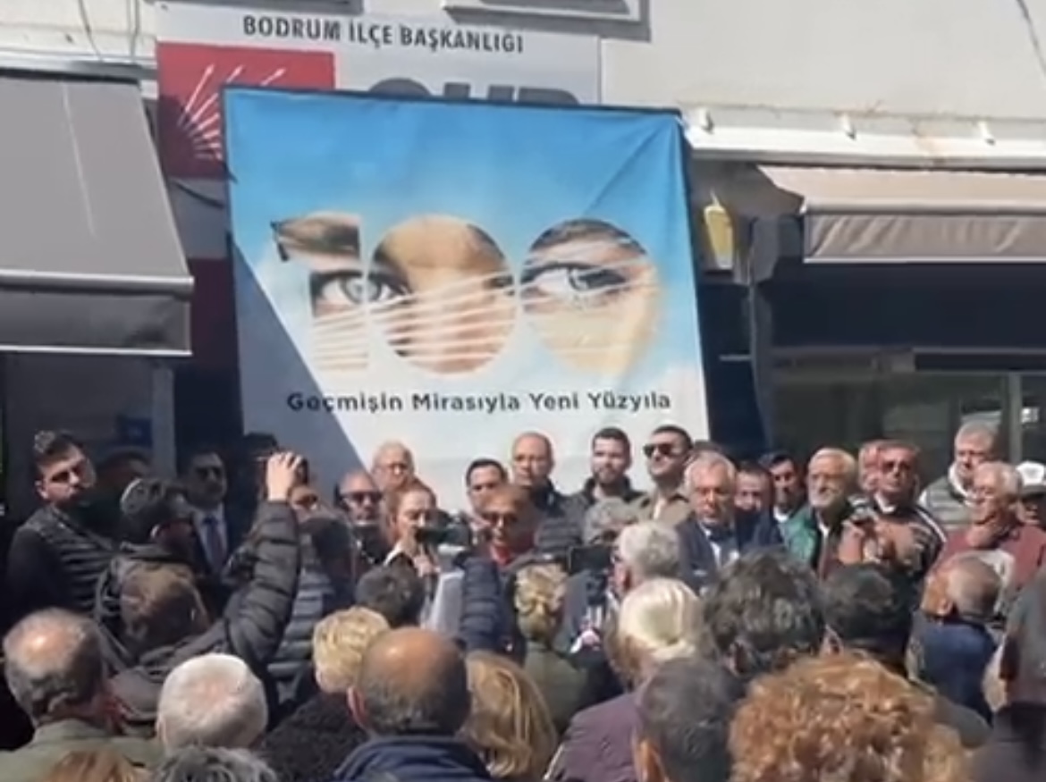 Bodrum’da İmamoğlu’nun gözaltına alınması protesto edildi! 
