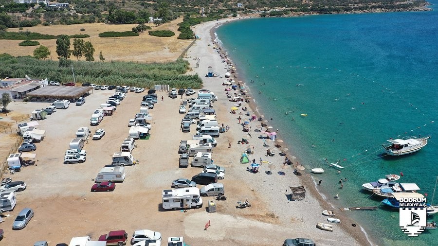 Bodrum'da karavan kamp alanı kuruluyor