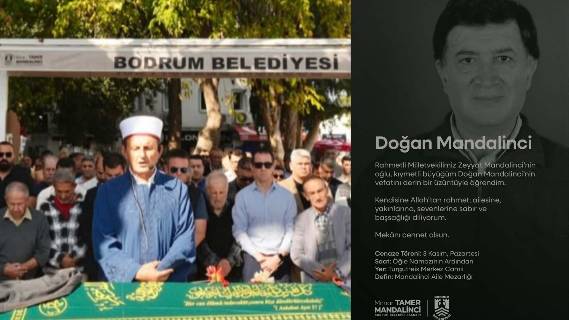 Bodrum’un Tanınmış İsimlerinden Doğan Mandalinci Hayatını Kaybetti