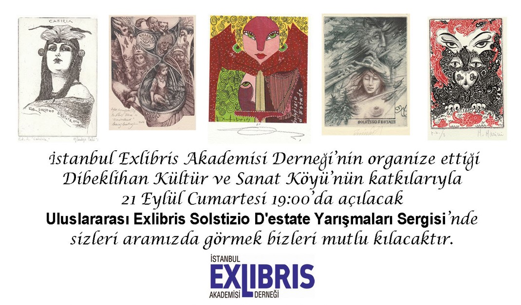 DİBEKLİHAN'A İTALYA'DAN EXLİBRİS'LER GELİYOR