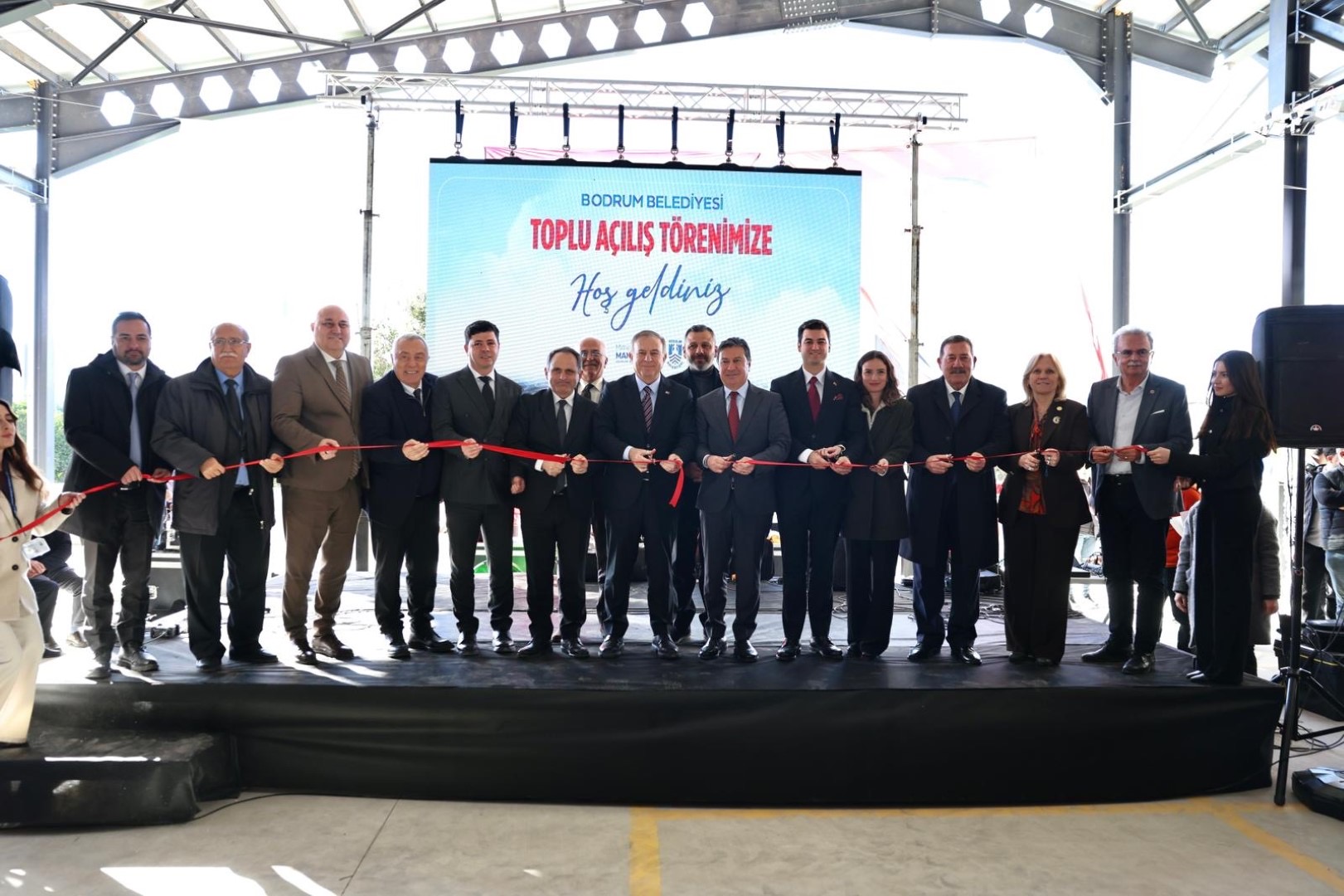 Bodrum’da üç proje toplu açılış ile hizmete girdi