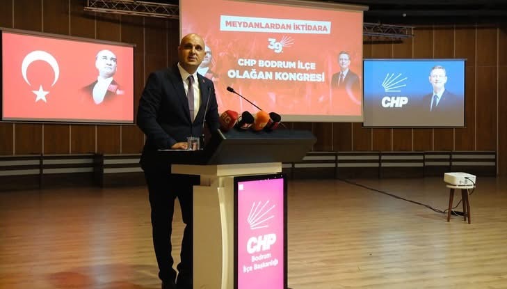 CHP Bodrum’da Tuna Işın, yeniden ilçe başkanı oldu