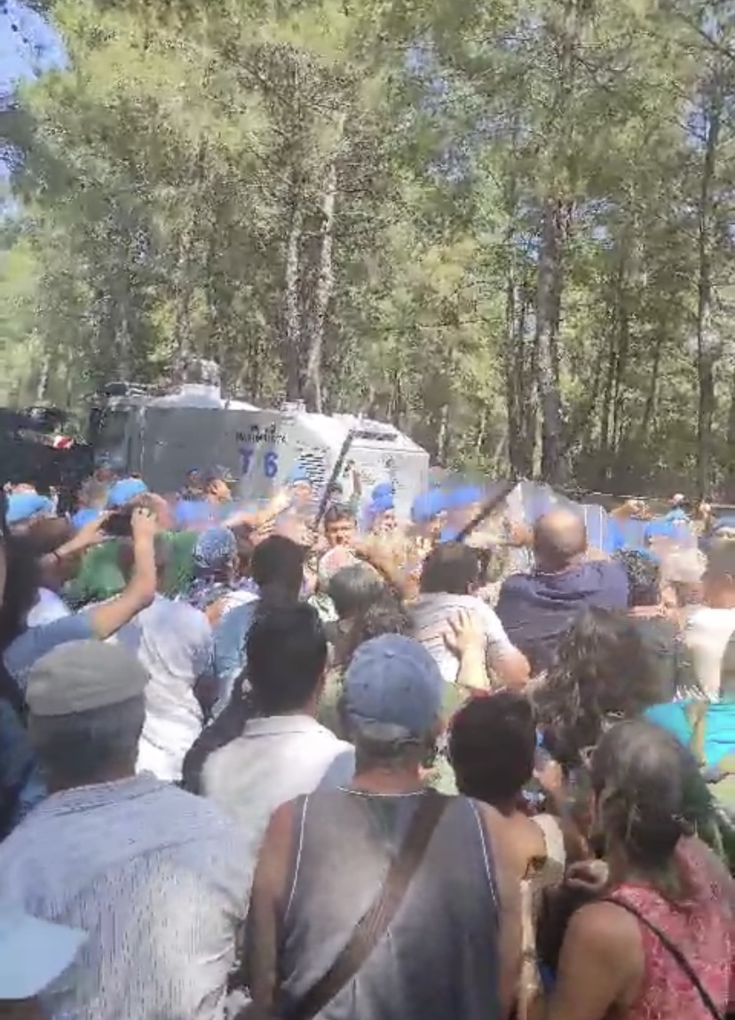 Akbelen’de Jandarmadan köylülere biber gazı ile müdahale!