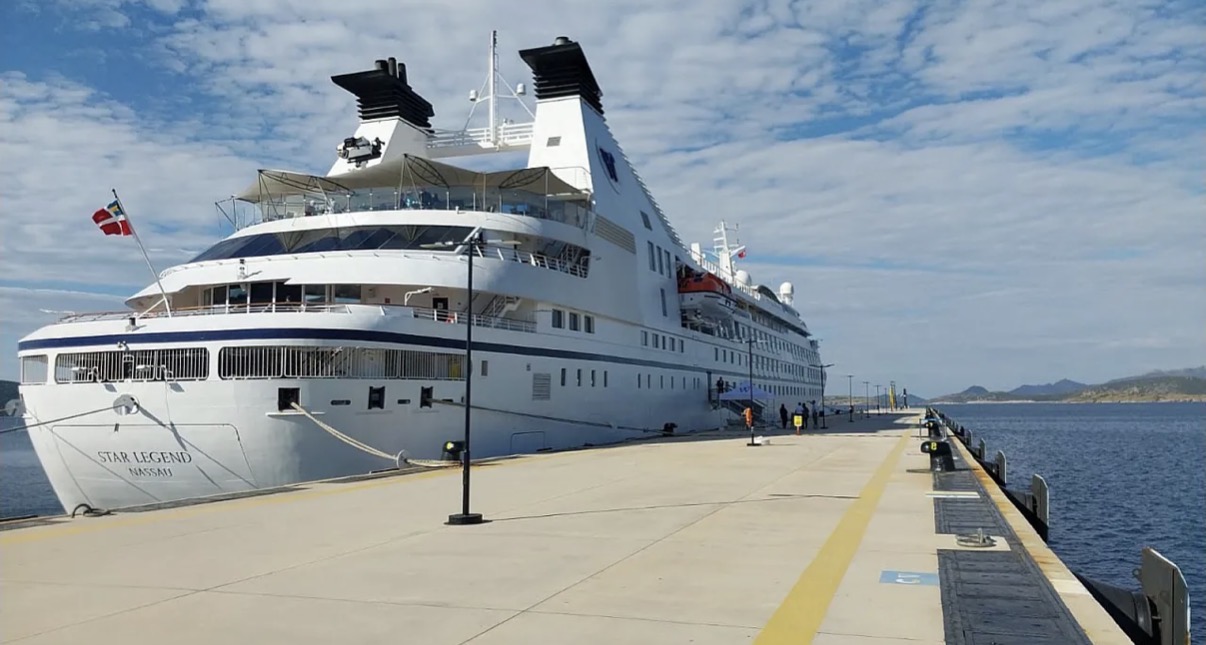 Bodrum'a 'Star Legend' kruvaziyeriyle 240 turist geldi