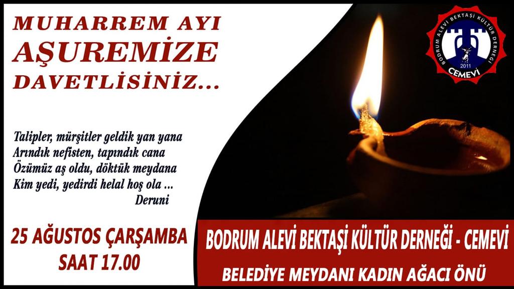 BODRUM ALEVİ BEKTAŞİ KÜLTÜR DERNEĞİ'NDEN AŞURE GÜNÜ