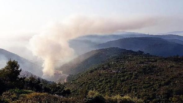BODRUM’DA ÇÖPLÜK YANGINI