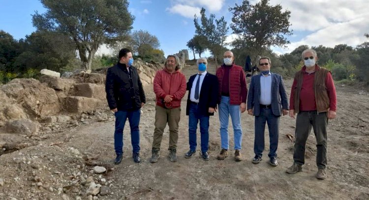 KÜLTÜR TURİZM İL MÜDÜRÜ SUR DUVARLARINDA İNCELEME YAPTI