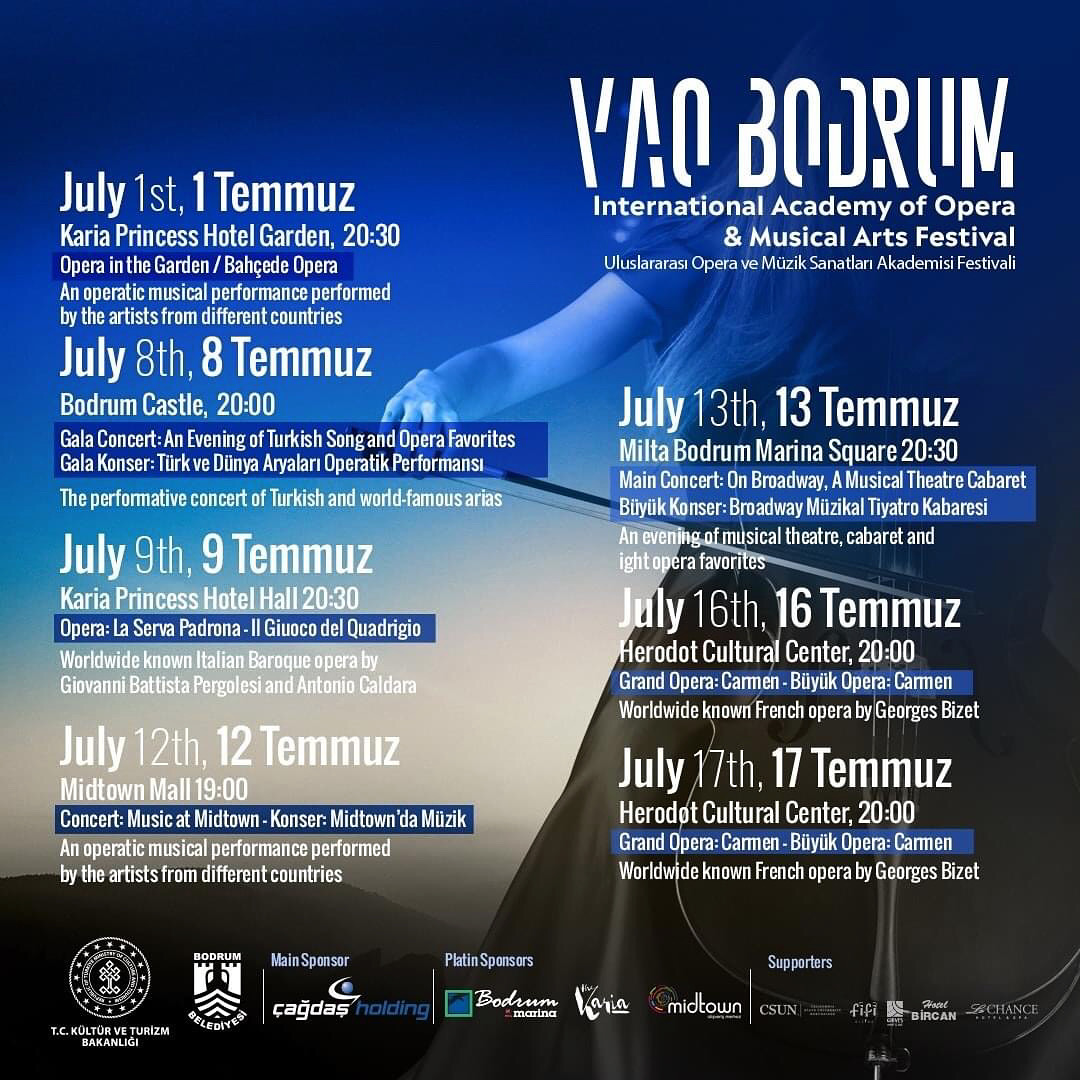 Bodrum’da Bale ve Opera Günleri başlıyor ‘1-17 Temmuz’ 