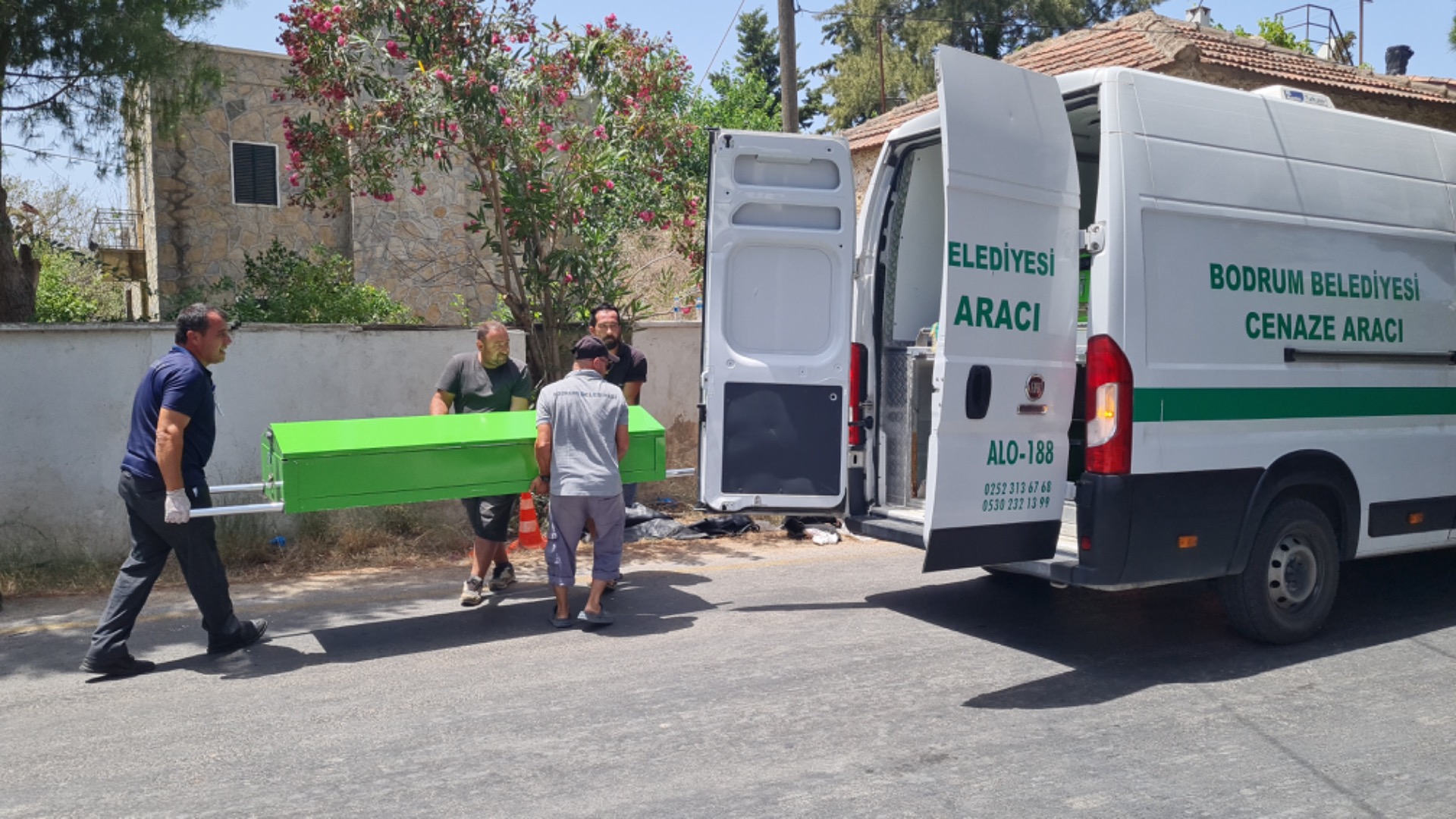 Bodrum'da feci kaza!