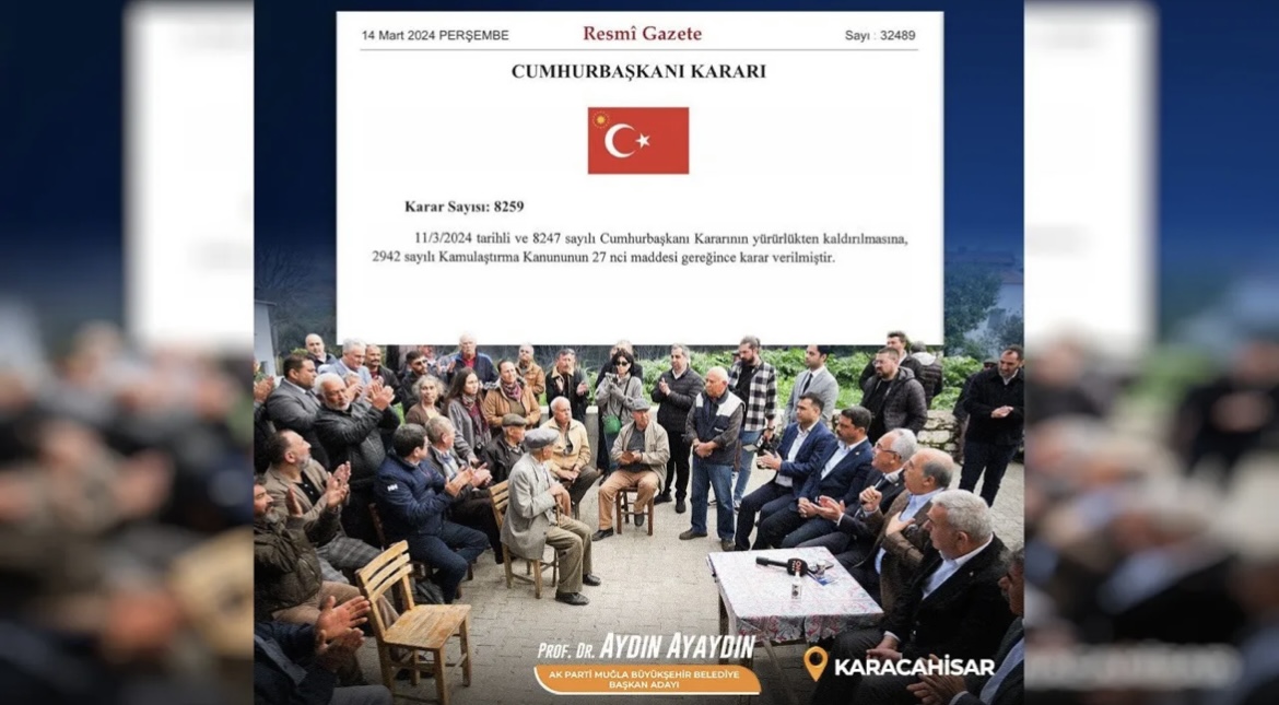 Erdoğan Akbelen kararını iptal etti, AK Parti adayı Ayaydın 'ben talep ettim' dedi