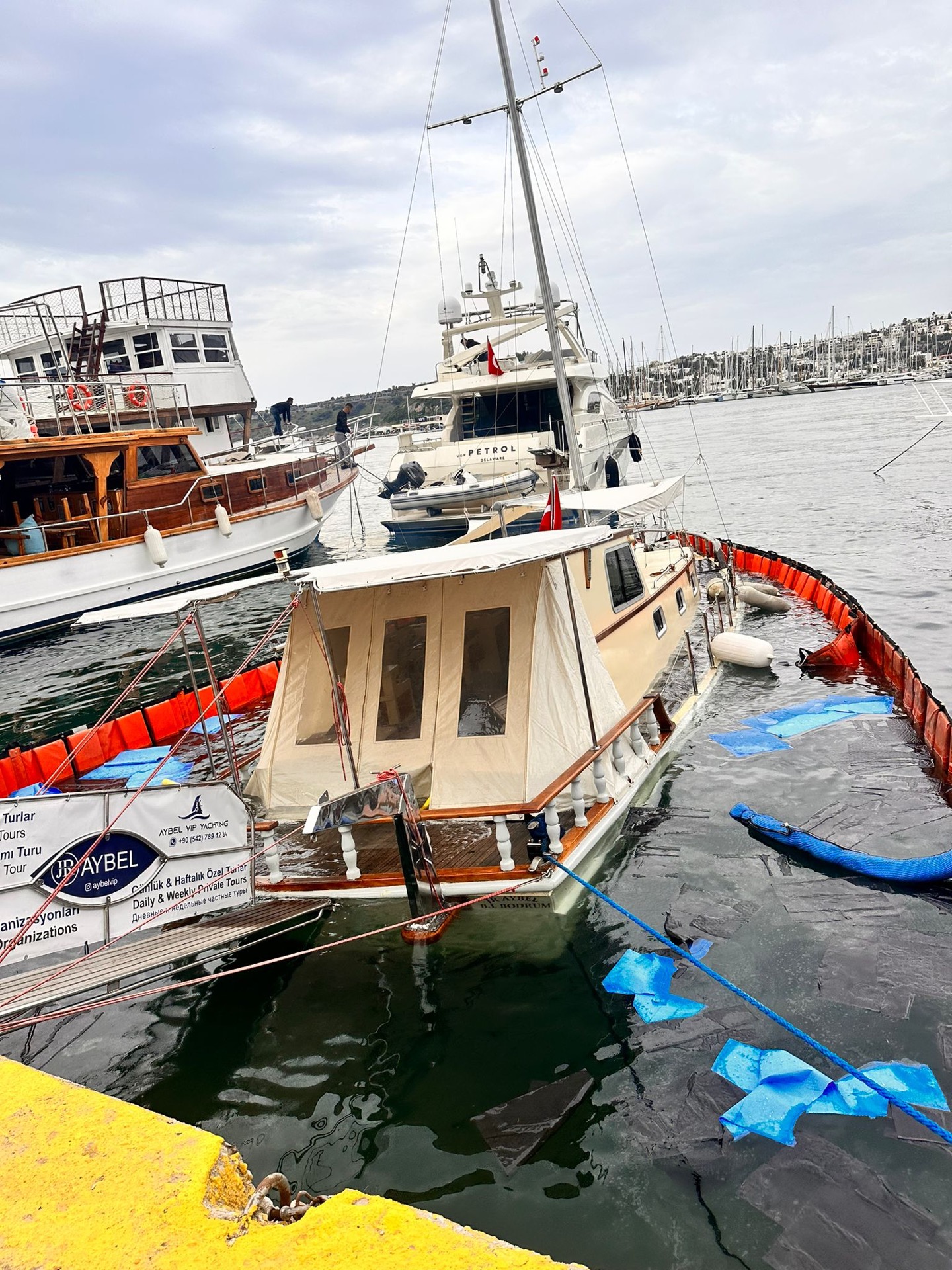 Batan tekne için dalgıçlar kurtarma çalışması başlattı 