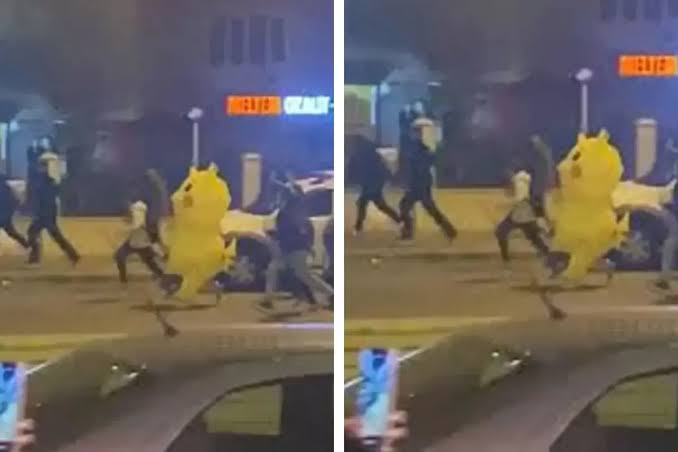 Polisten kaçan Pikachu’nun zor anları :))