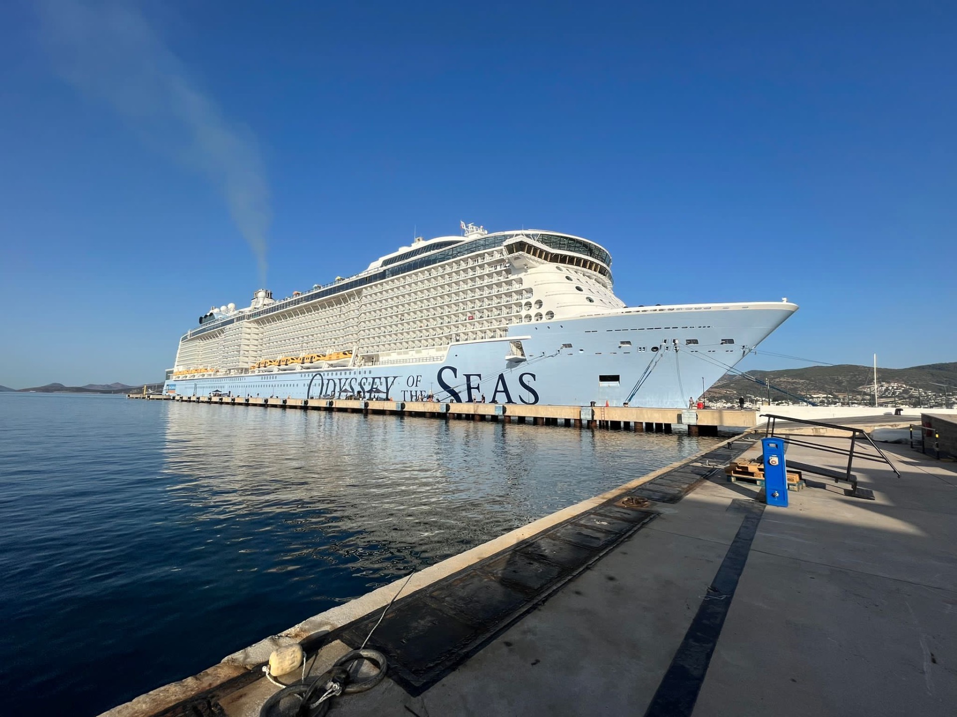 Bodrum’a gelen gelen büyük yolcu gemisi: Odyssey of the Seas