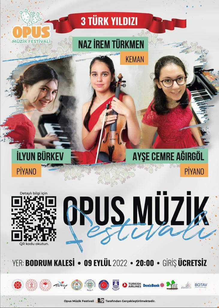 Bodrum'da 'Opus Müzik Festivali' düzenlenecek