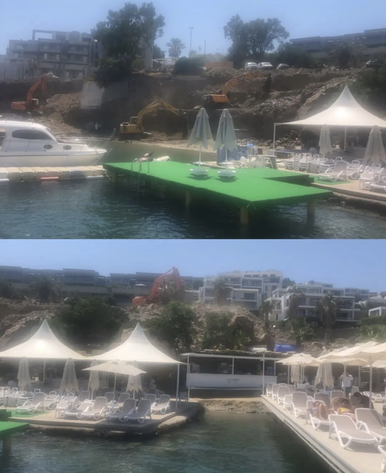 Gümbet Plajı’nda İş Makineleri! 