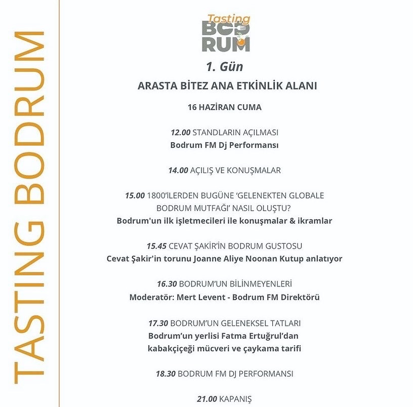 Tasting Bodrum ‘Gelenekten Globale Bodrum Mutfağı’ başladı!