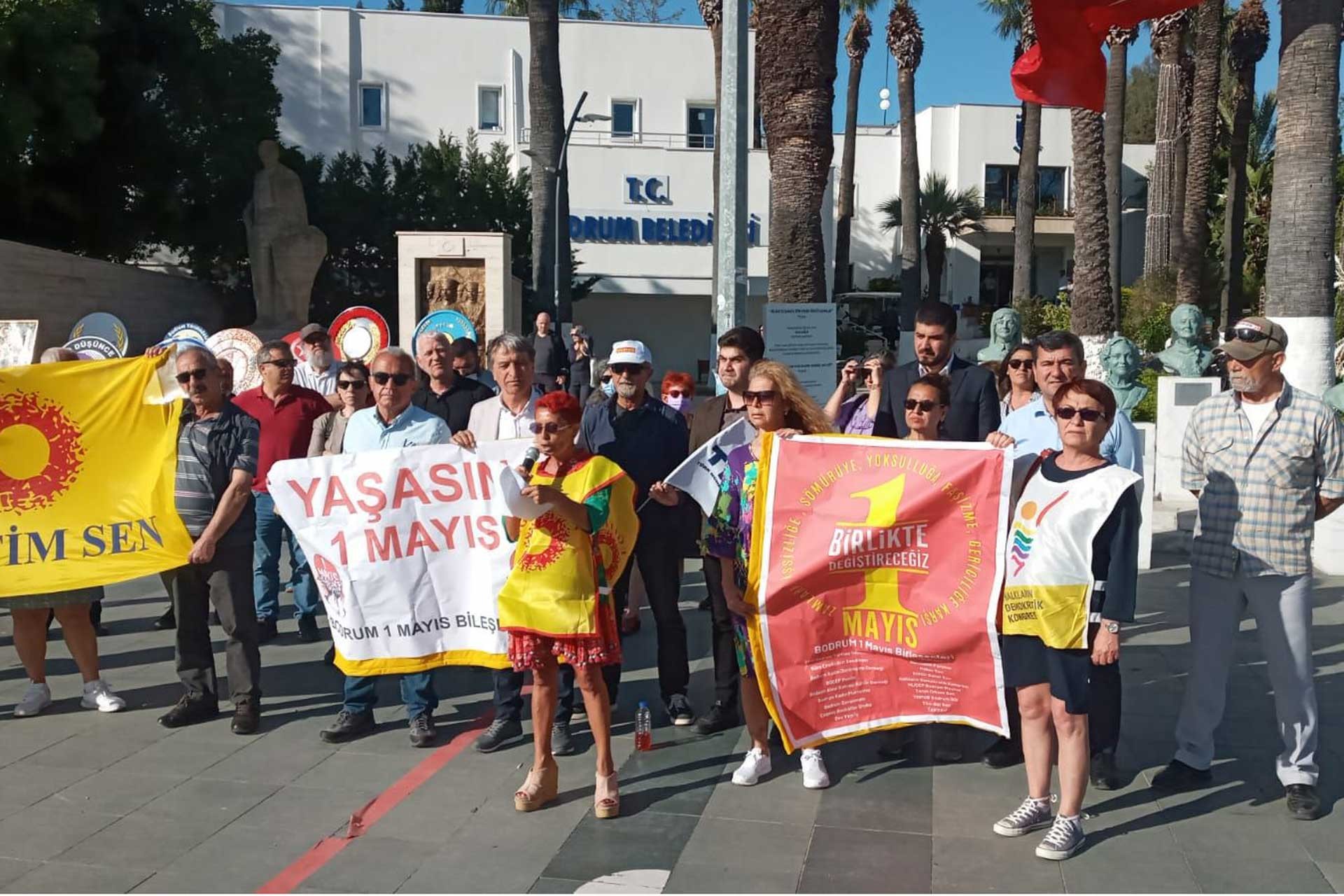 BODRUM’DA SENDİKA, DERNEK VE SİYASİ PARTİLERDEN 1 MAYIS ÇAĞRISI!