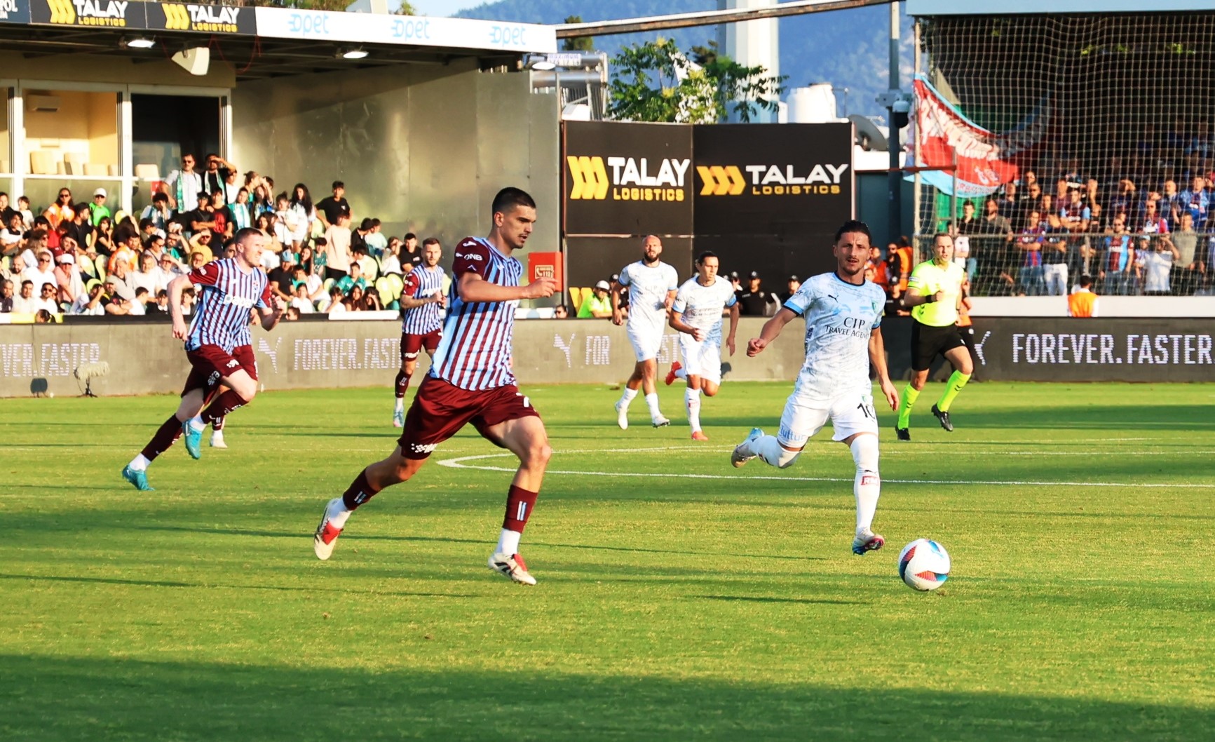 Trendyol Süper Lig: Bodrum FK: 1 - Trabzonspor: 0 (İlk yarı)
