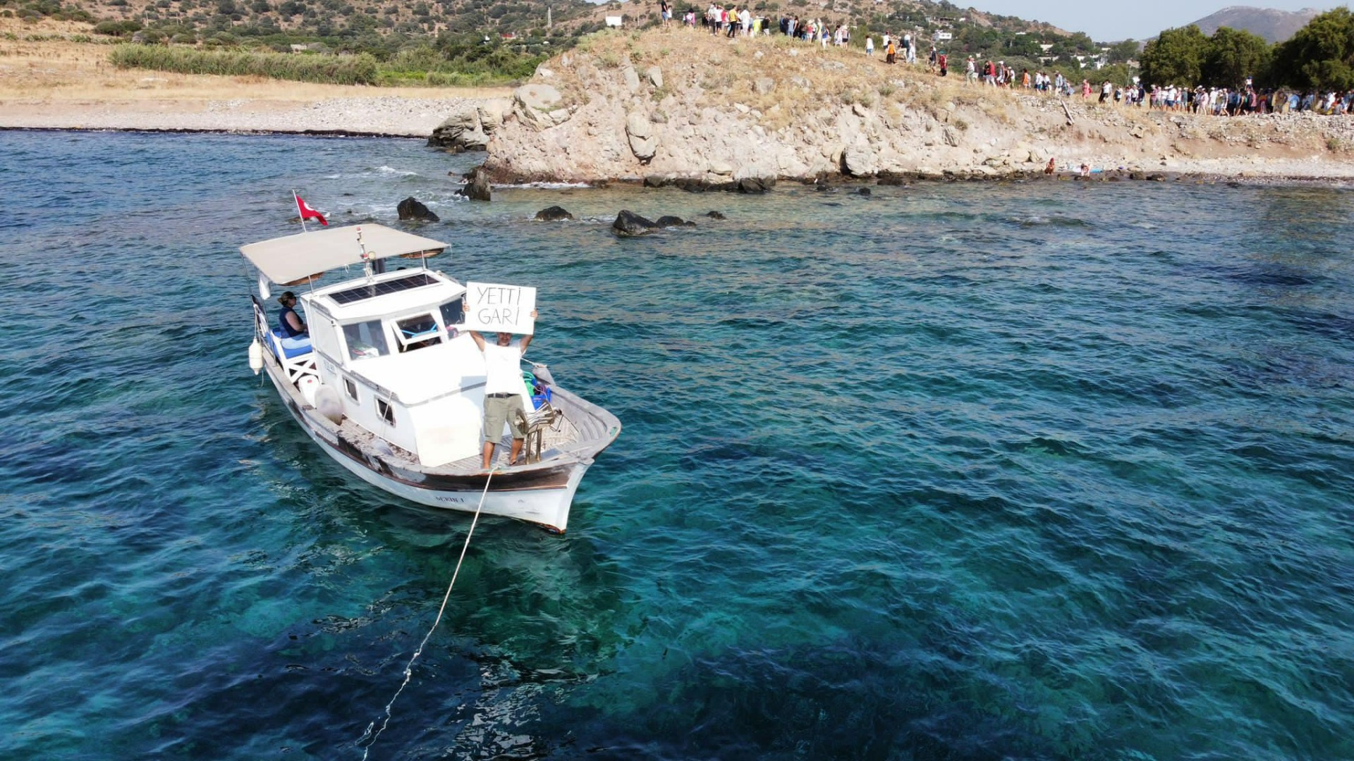‘Antik Myndos Kenti’ni yapılaşmaya açmayın’ eylemi yaptılar