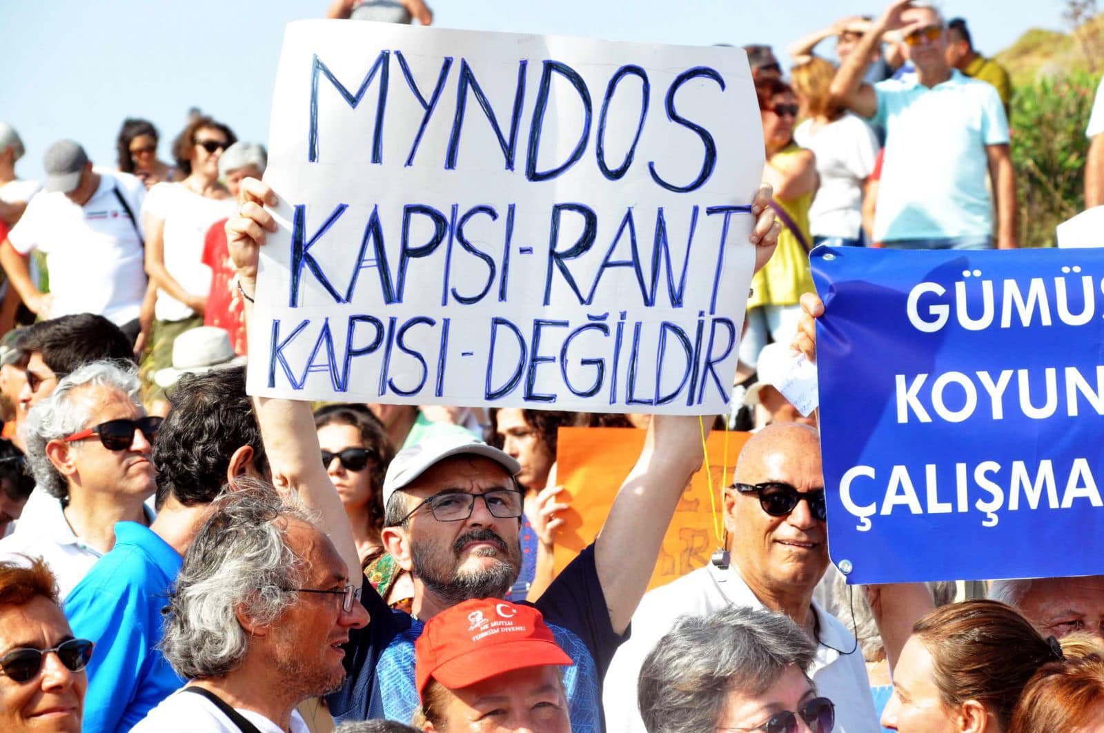 ‘Antik Myndos Kenti’ni yapılaşmaya açmayın’ eylemi yaptılar