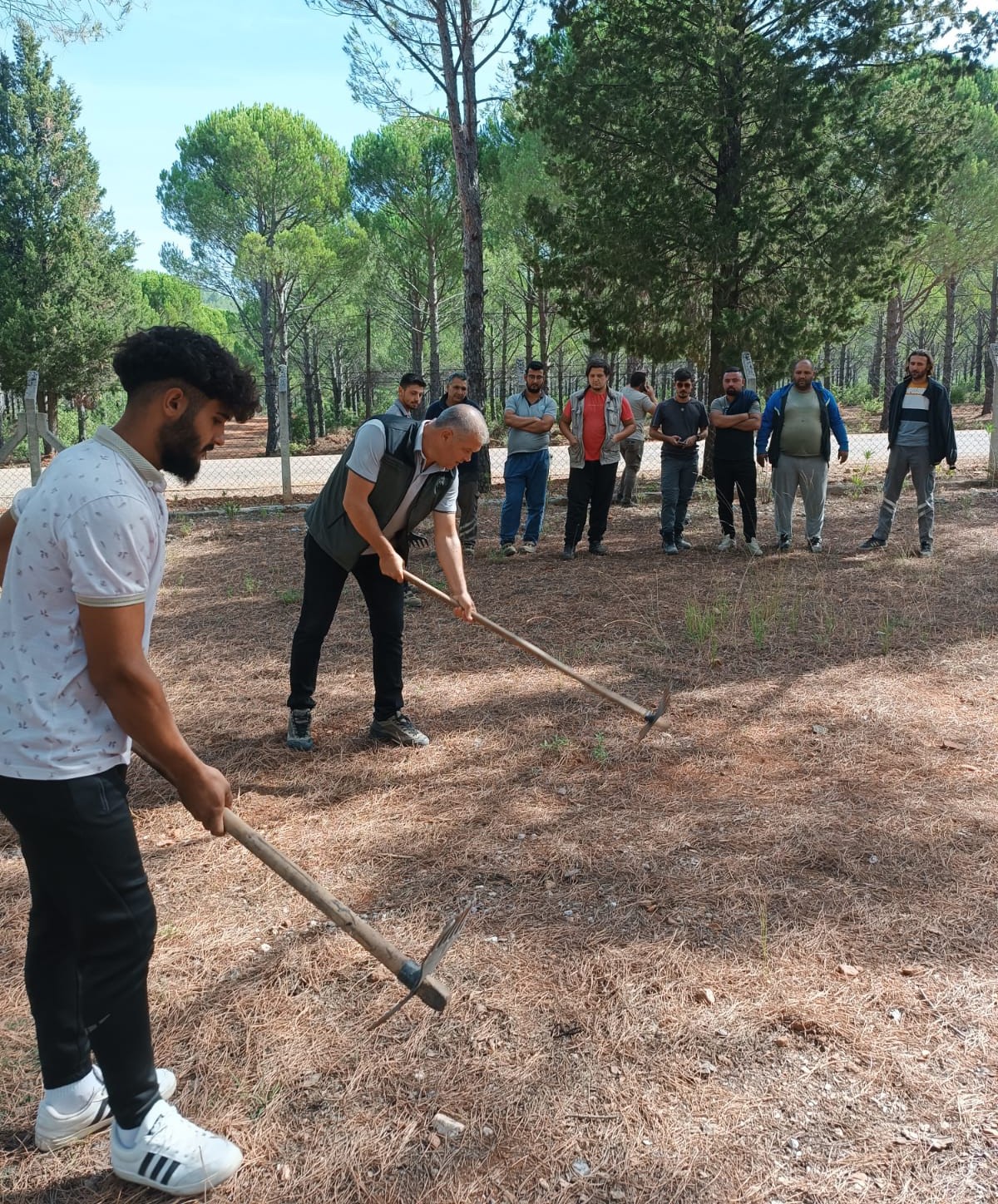 Muğla’da kazı ekiplerine yangın söndürme eğitimi verildi