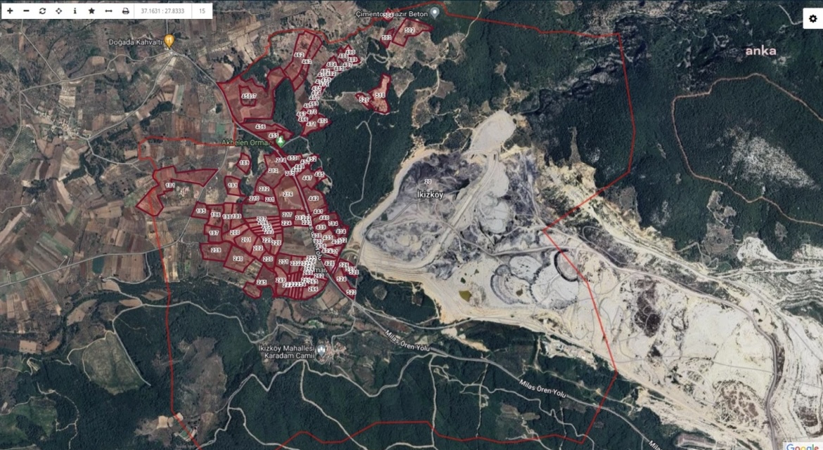 Akbelen Ormanı'nın çevresindeki tarım arazisi linyit madeni sahası olarak kamulaştırıldı