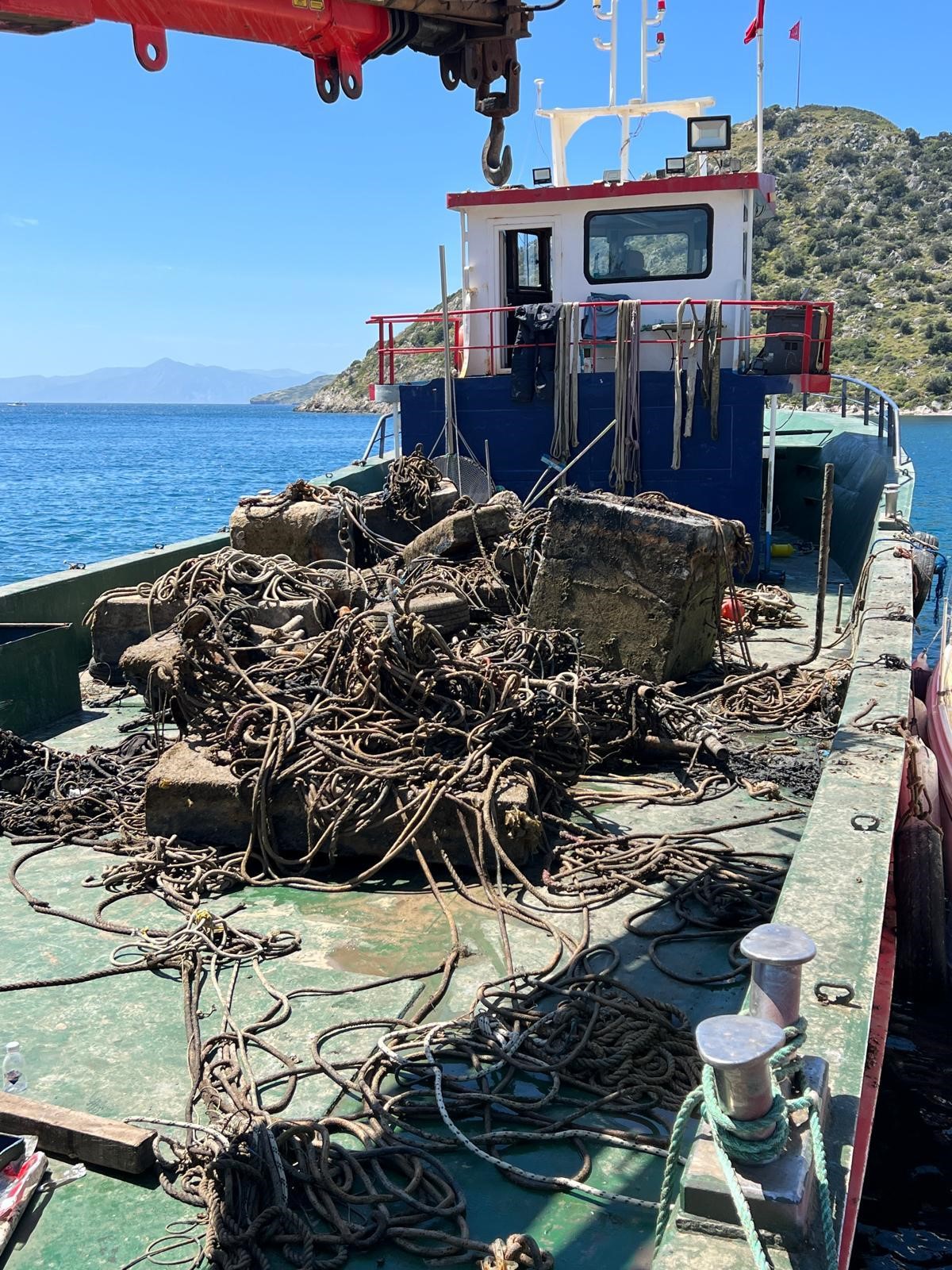 Myndos Antik Limanı’ndaki tonozlar kaldırıldı