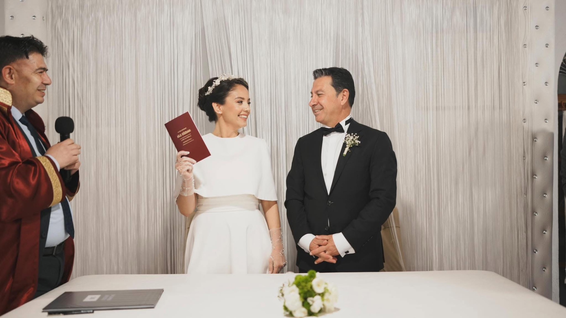 Başkanlar nikah masasına oturdu