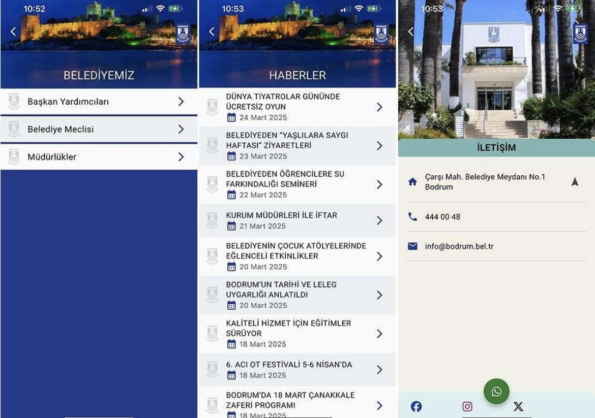 BODRUM BELEDİYESİ’NDEN HAYATI KOLAYLAŞTIRAN UYGULAMA