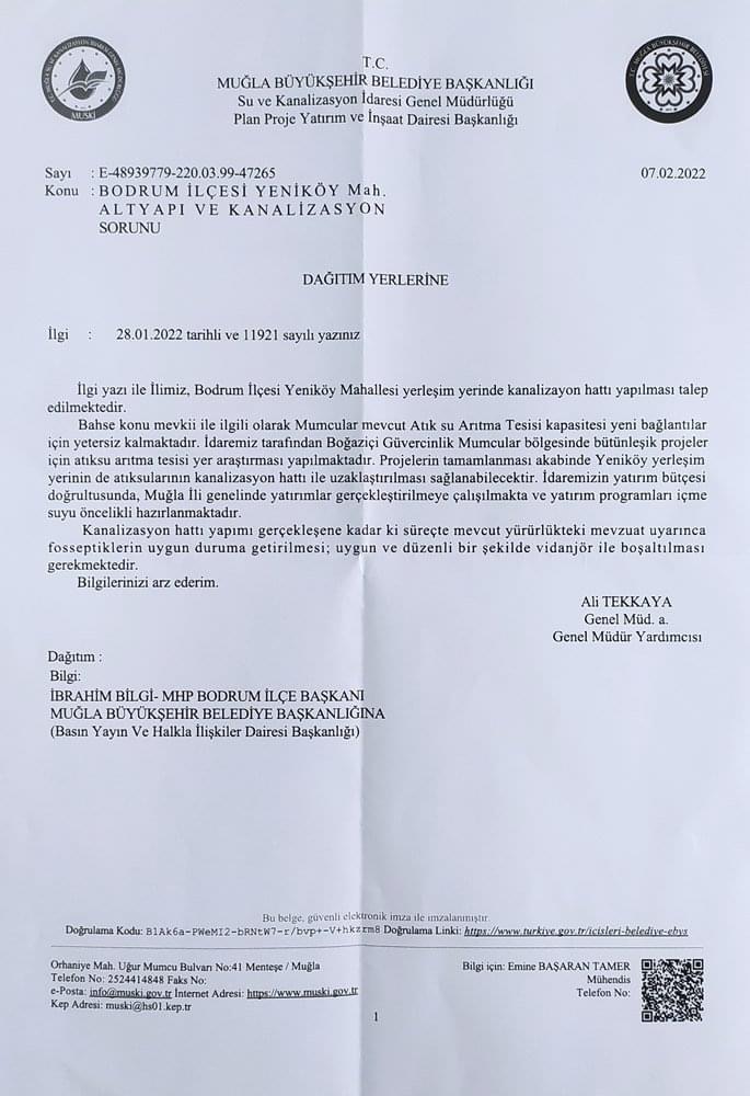 MHP VE CHP’NİN BODRUM İLÇE BAŞKANLARINDAN AÇIKLAMA 