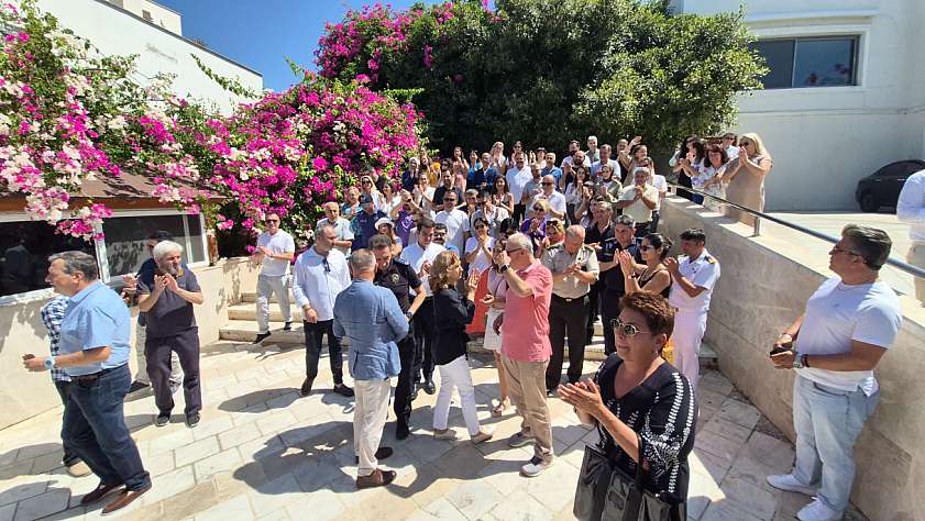 Bodrum Kaymakam Çit ve ailesine veda