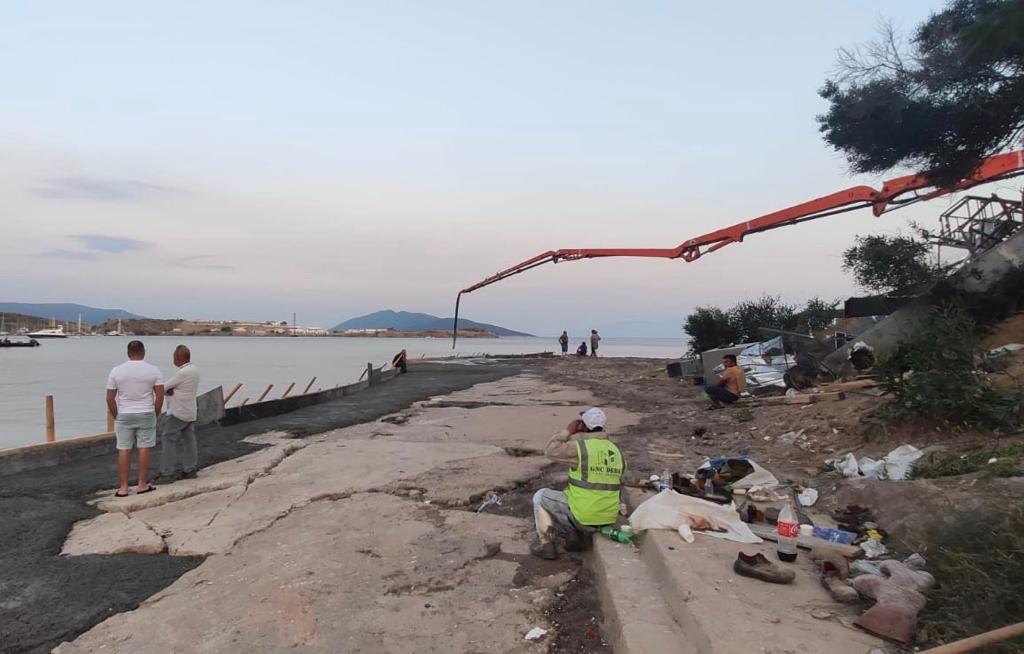 Gümbet Plajı’nda İş Makineleri! 