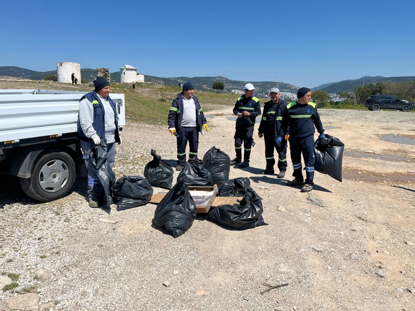 Gümbet’te 2 bin 250 kilogram atık toplandı