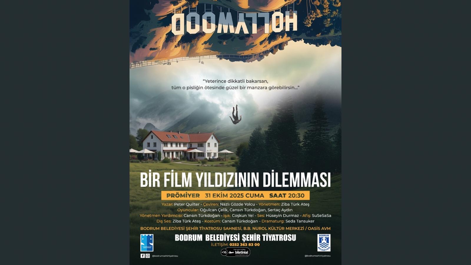 Bodrum Belediyesi Şehir Tiyatrosu yeni bir oyunla sahnede