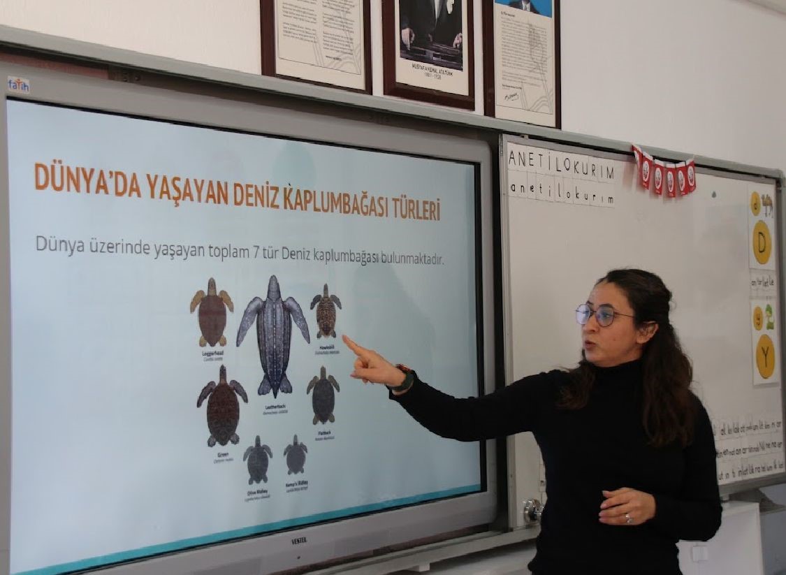 Çocuklar deniz canlılarını öğreniyor