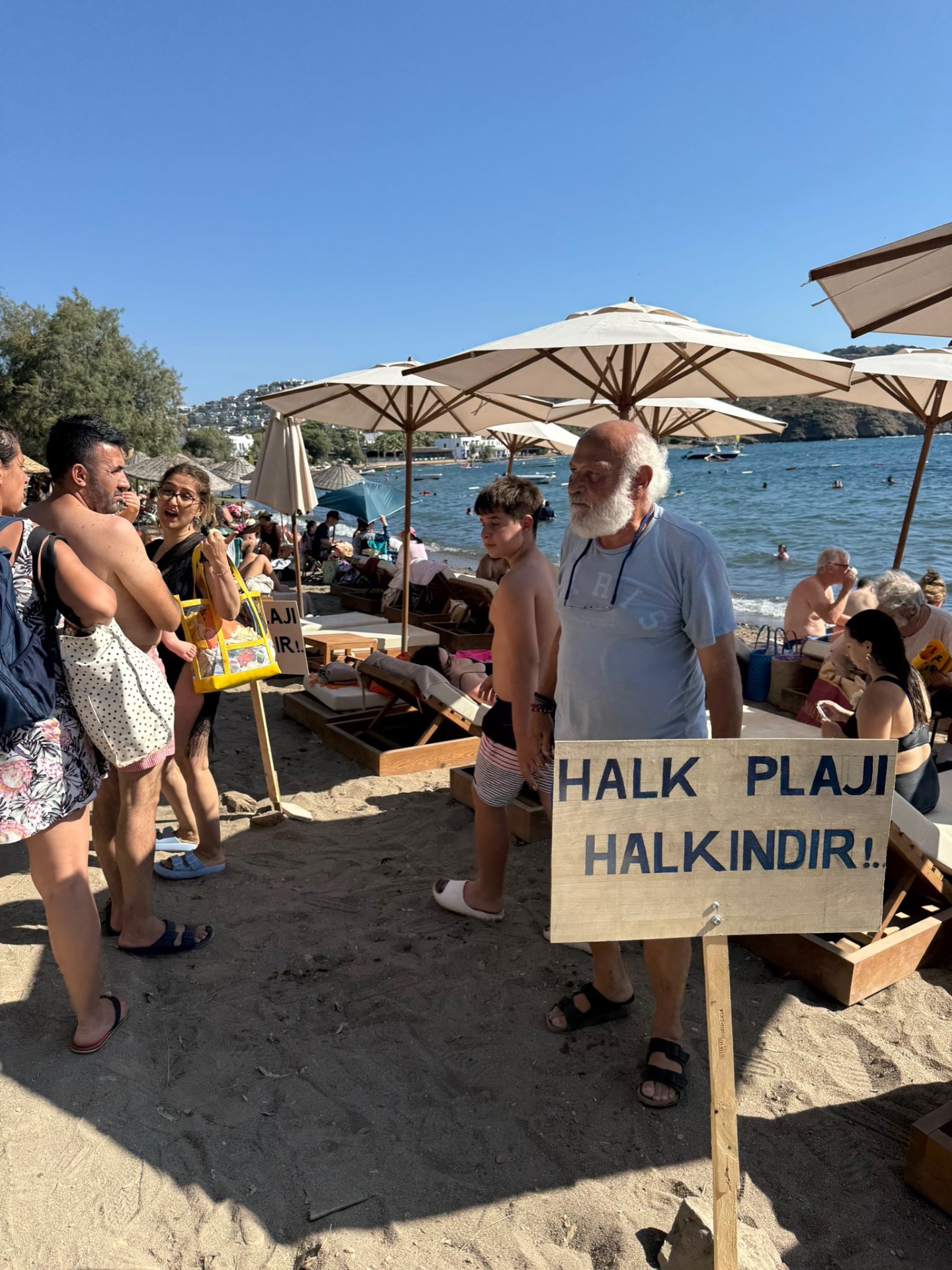 Bodrum’da ‘Halk Plajı Halkındır!’ eylemi…