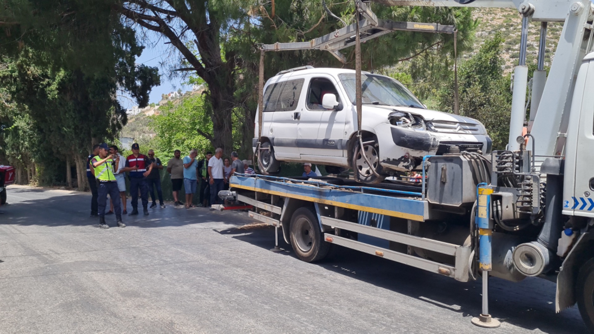 Bodrum'da feci kaza!