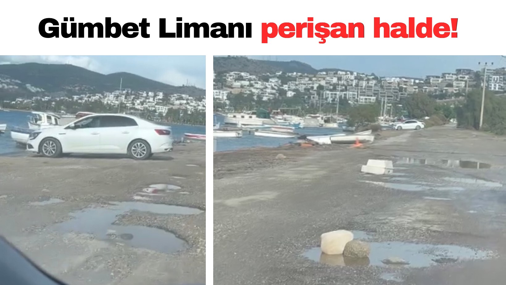 Gümbet Limanı perişan halde: ‘Hizmet sıfır ama sürekli zam var!’