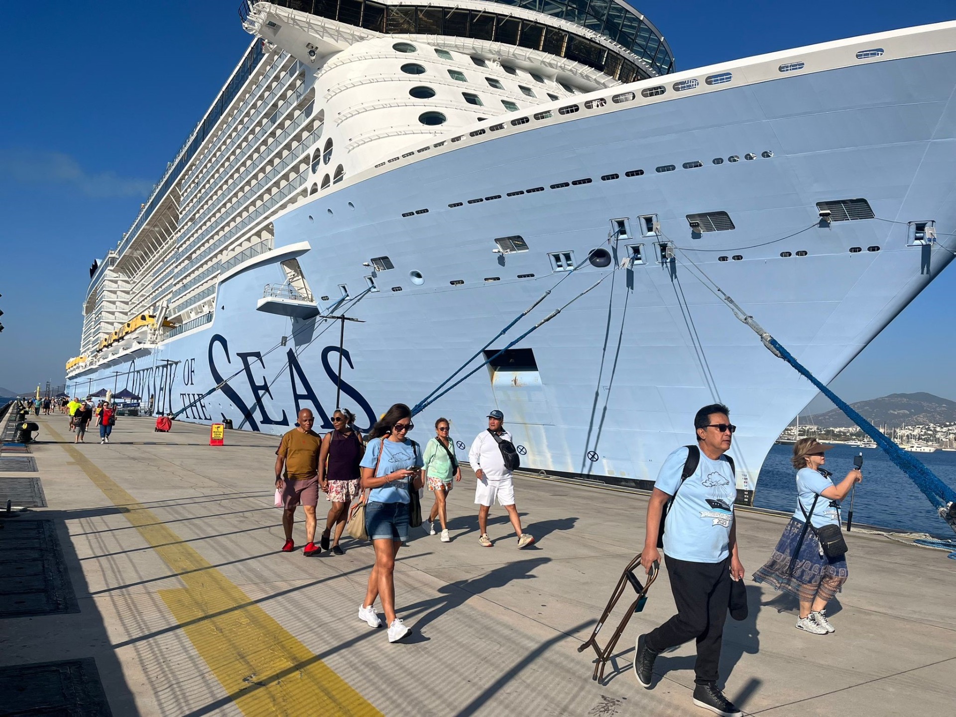 Bodrum'a denizden gelen turist sayısı 100 bini geçti