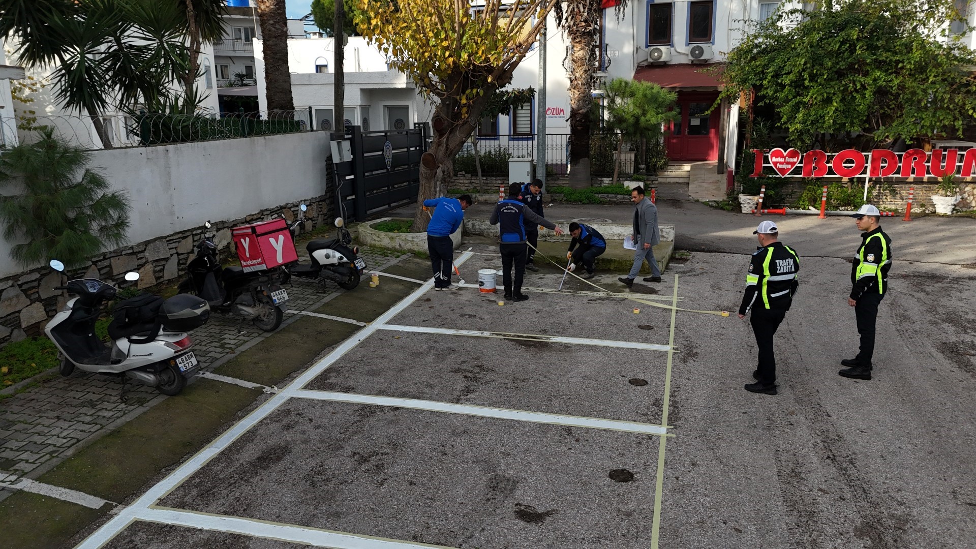 Bodrum’da motoparklar hizmete giriyor