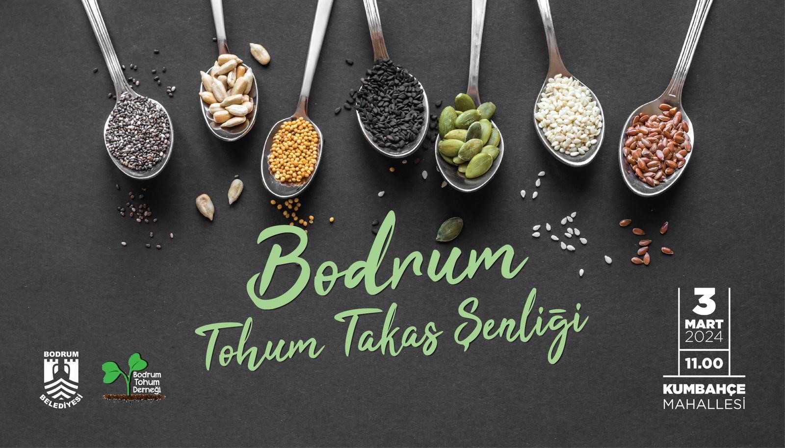 Tohum Takas Şenliği 3 Mart’ta Bodrum'da