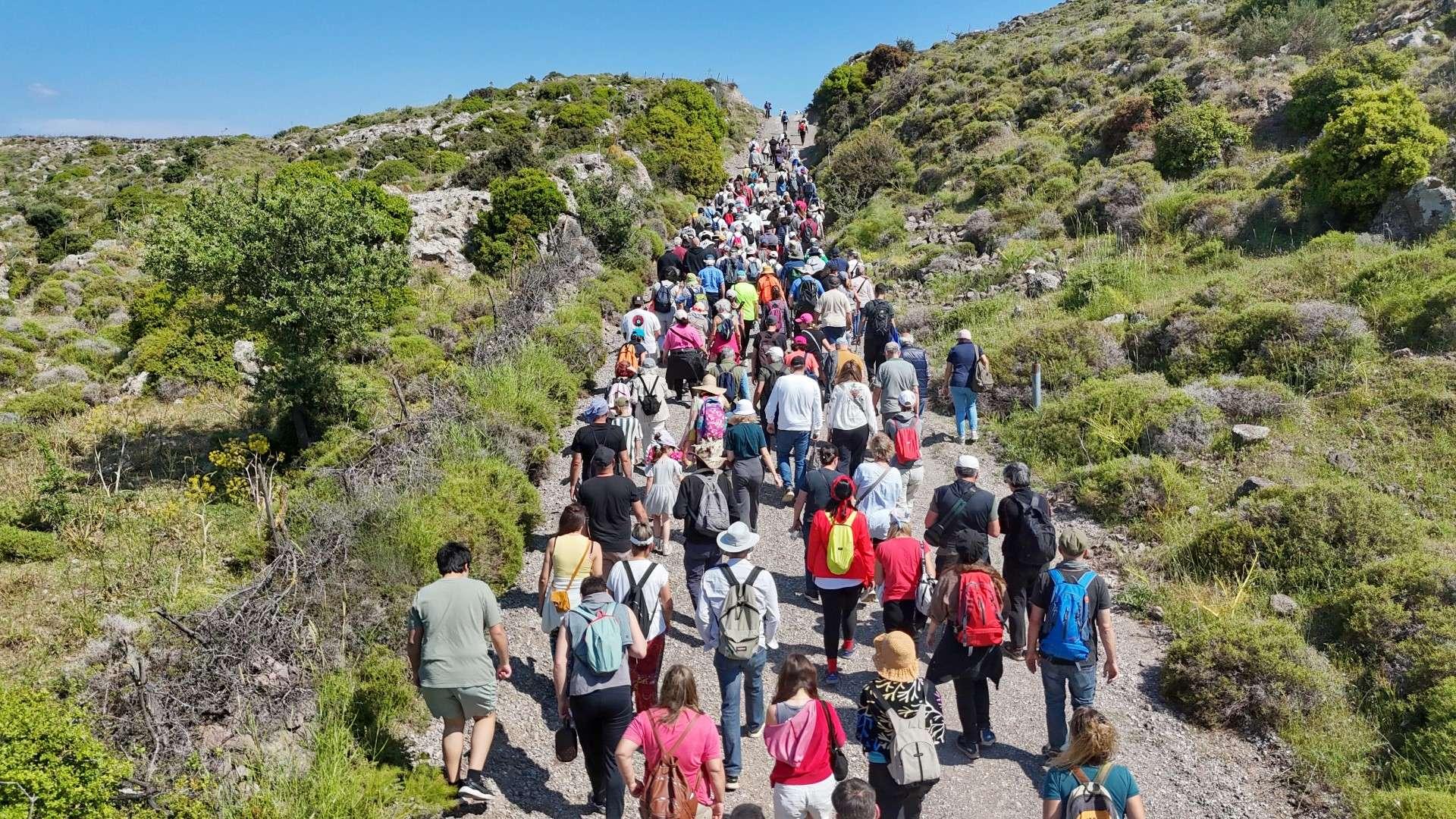 Bodrum’da ‘Hıdırellez’, Termera Antik Kenti’ne yapılan Kültür ve Doğa Yürüşü ile kutlandı 