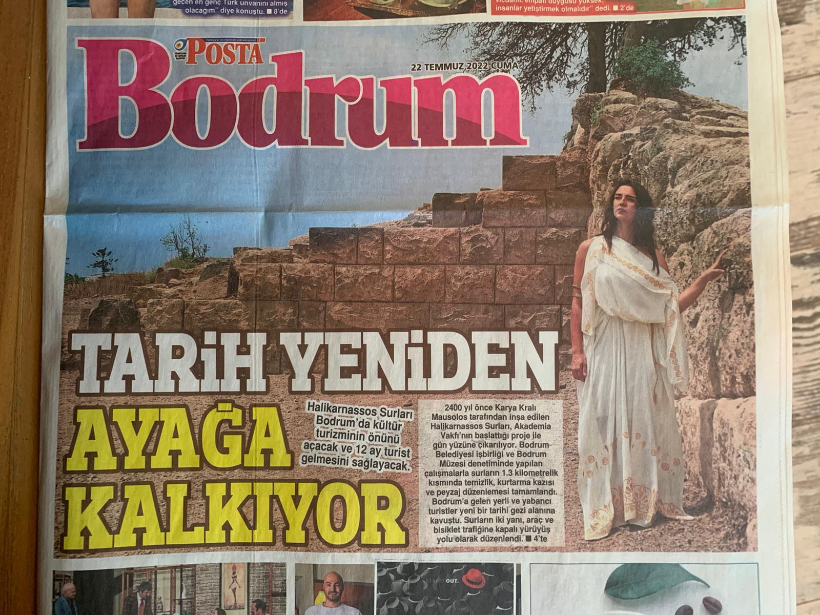 TARİH YENİDEN AYAĞA KALKIYOR! Halikarnassos Sur Duvarları, 2400 yıl Sonra Turizmin Hizmetinde