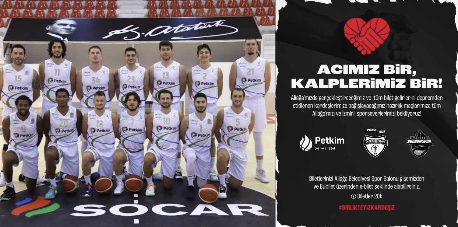  Aliağa Petkimspor, depremzedeler için hazırlık maçlarına çıkacak